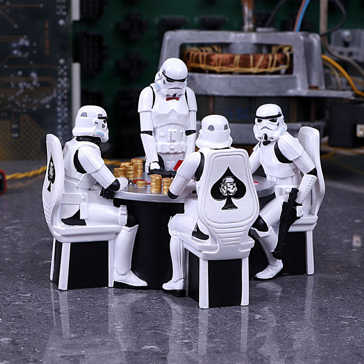 The Original Stormtrooper Poker Face Gambling Figurine B5441T1