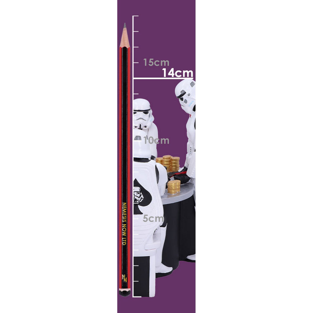 The Original Stormtrooper Poker Face Gambling Figurine B5441T1
