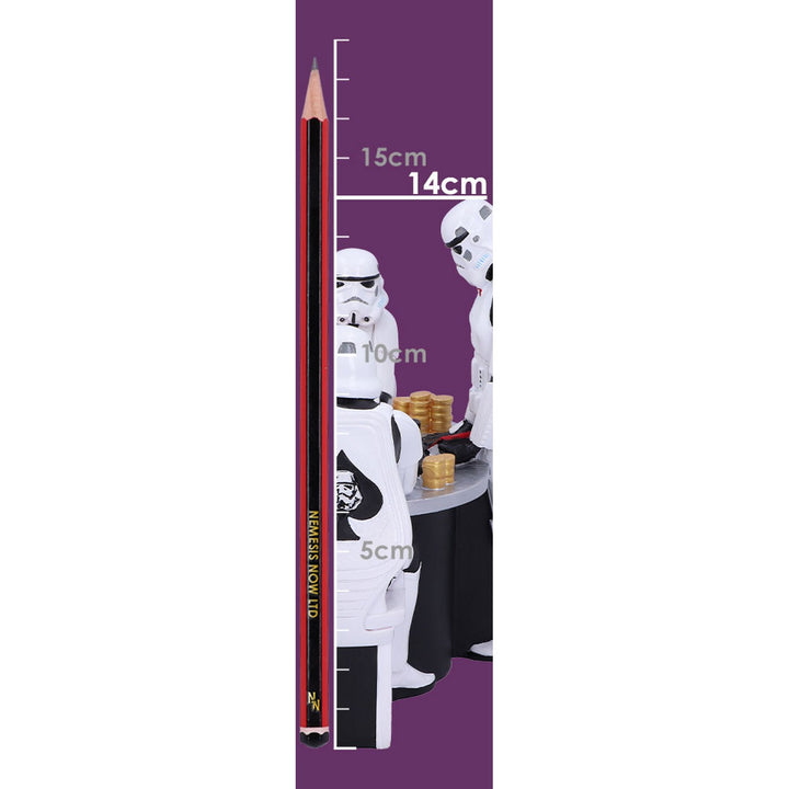 The Original Stormtrooper Poker Face Gambling Figurine B5441T1