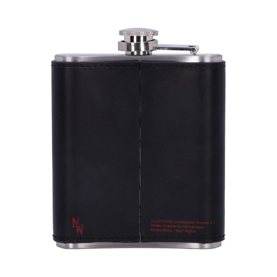 Officially Licensed AC/DC Black Ice Album Embossed Hip Flask B5521T1
