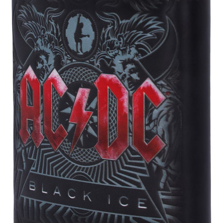 Officially Licensed AC/DC Black Ice Album Embossed Hip Flask B5521T1