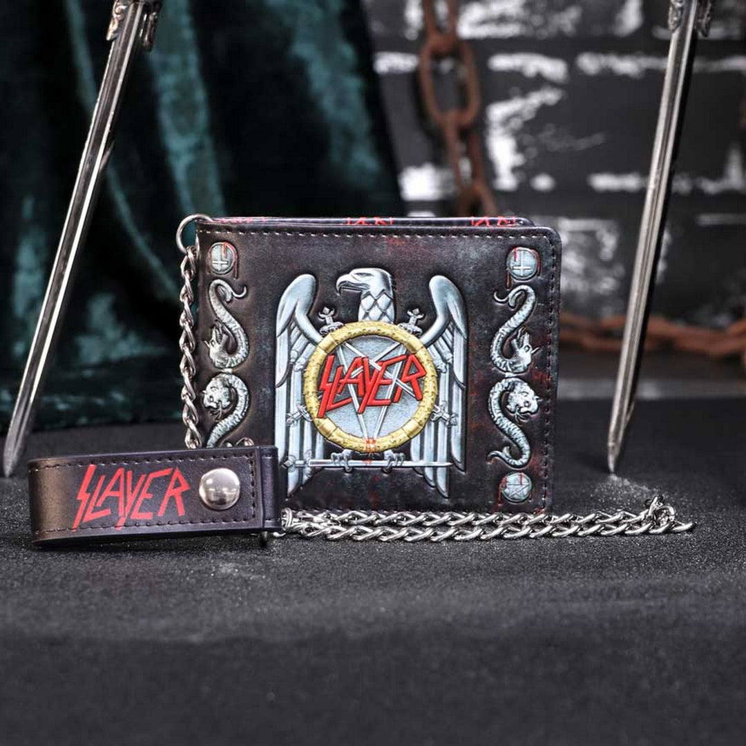 Officially Licensed Slayer Eagle Logo Embossed Wallet Purse B5523T1