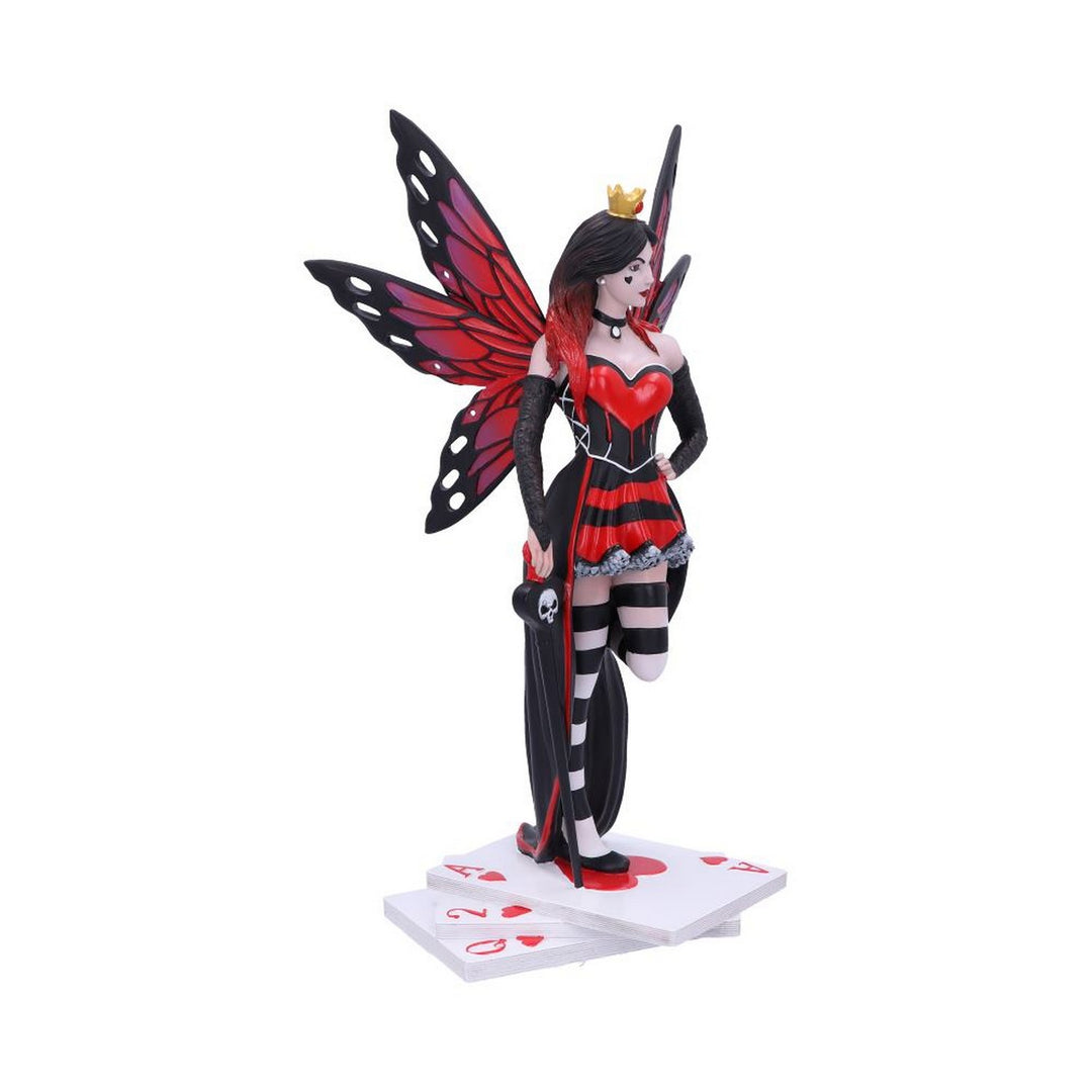 Wonderland Fairies Queen of Hearts Red Card Figurine B5557T1