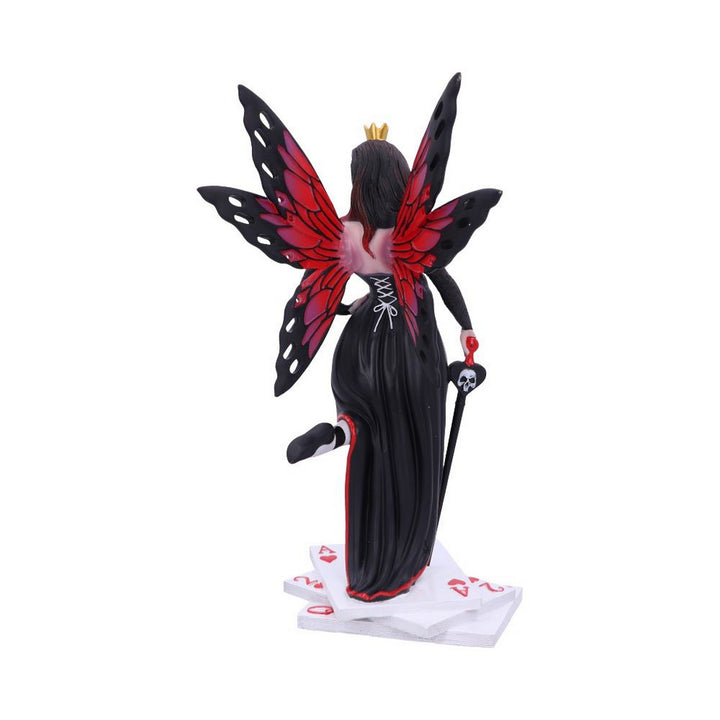 Wonderland Fairies Queen of Hearts Red Card Figurine B5557T1
