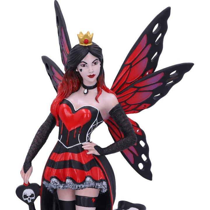 Wonderland Fairies Queen of Hearts Red Card Figurine B5557T1