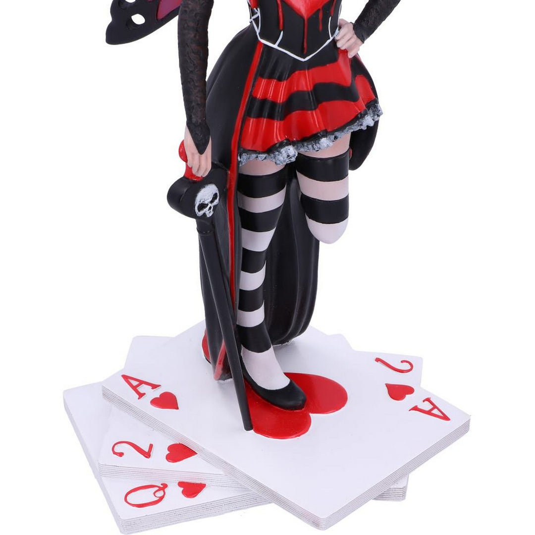 Wonderland Fairies Queen of Hearts Red Card Figurine B5557T1