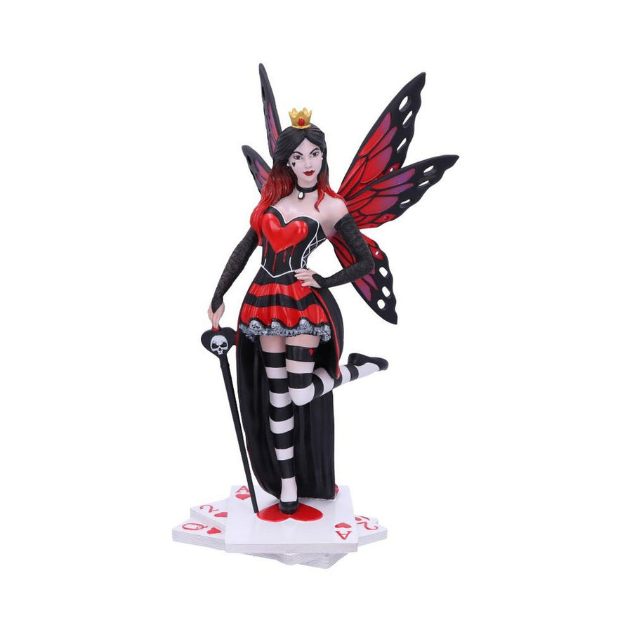 Wonderland Fairies Queen of Hearts Red Card Figurine B5557T1