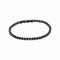 Black Stainless Steel Zirconia Tennis 21.5cm Bracelet B5564B