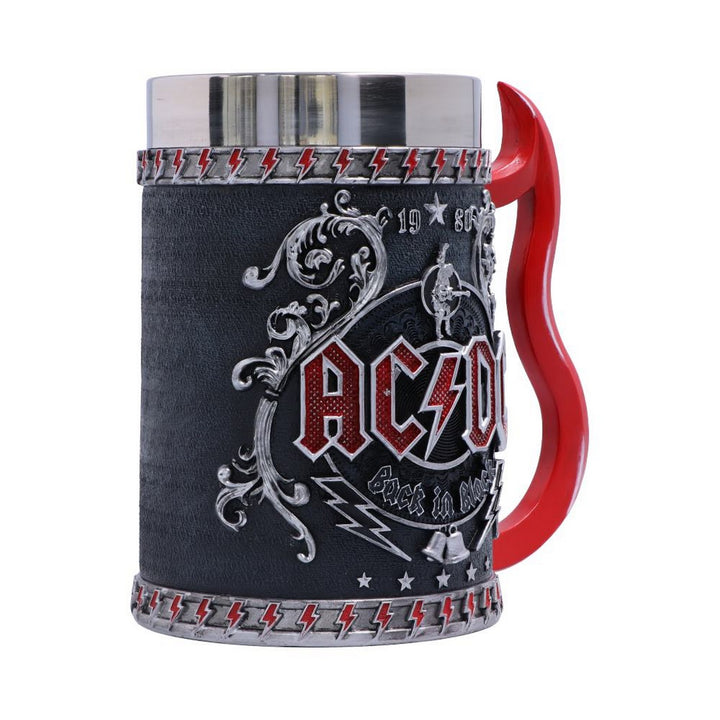 Officially licensed ACDC Back in Black Tankard Mug B5566T1