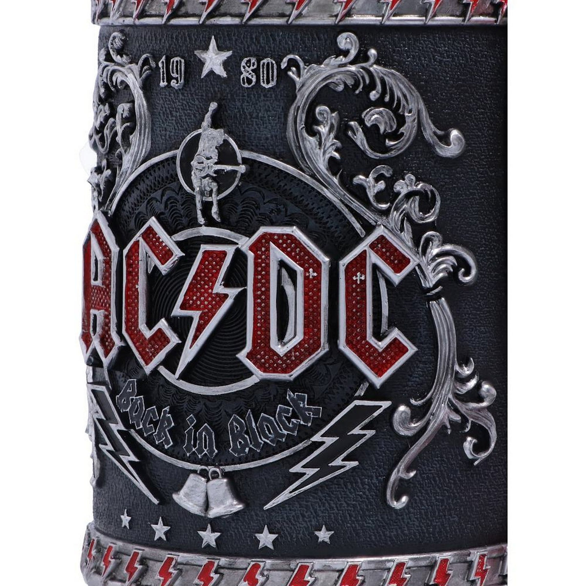Officially licensed ACDC Back in Black Tankard Mug B5566T1