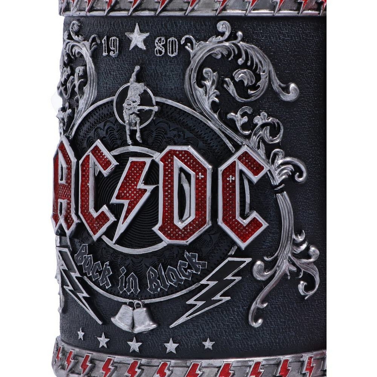 Officially licensed ACDC Back in Black Tankard Mug B5566T1