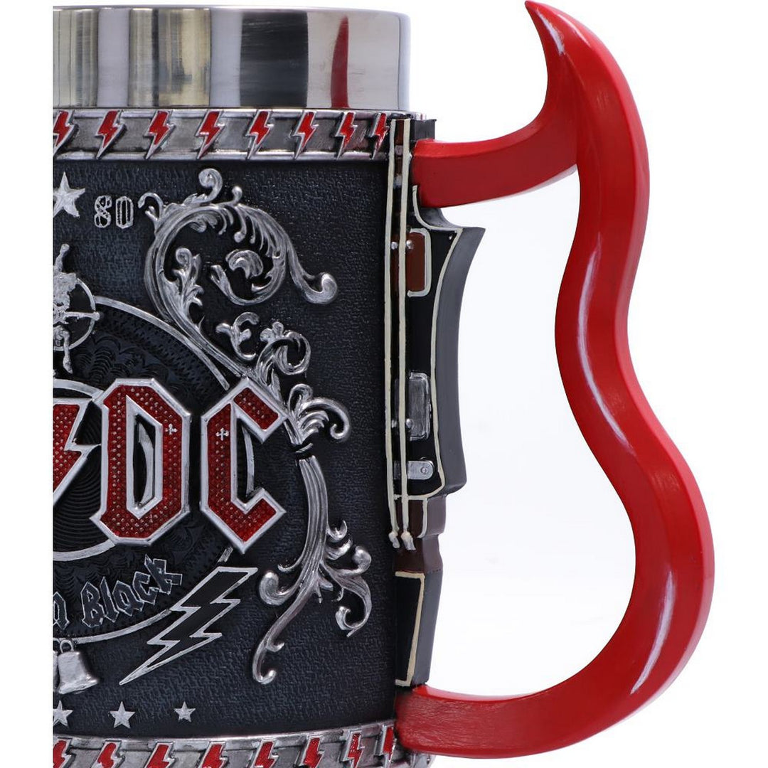Officially licensed ACDC Back in Black Tankard Mug B5566T1
