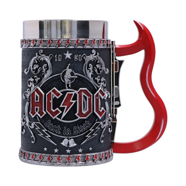 Officially licensed ACDC Back in Black Tankard Mug B5566T1