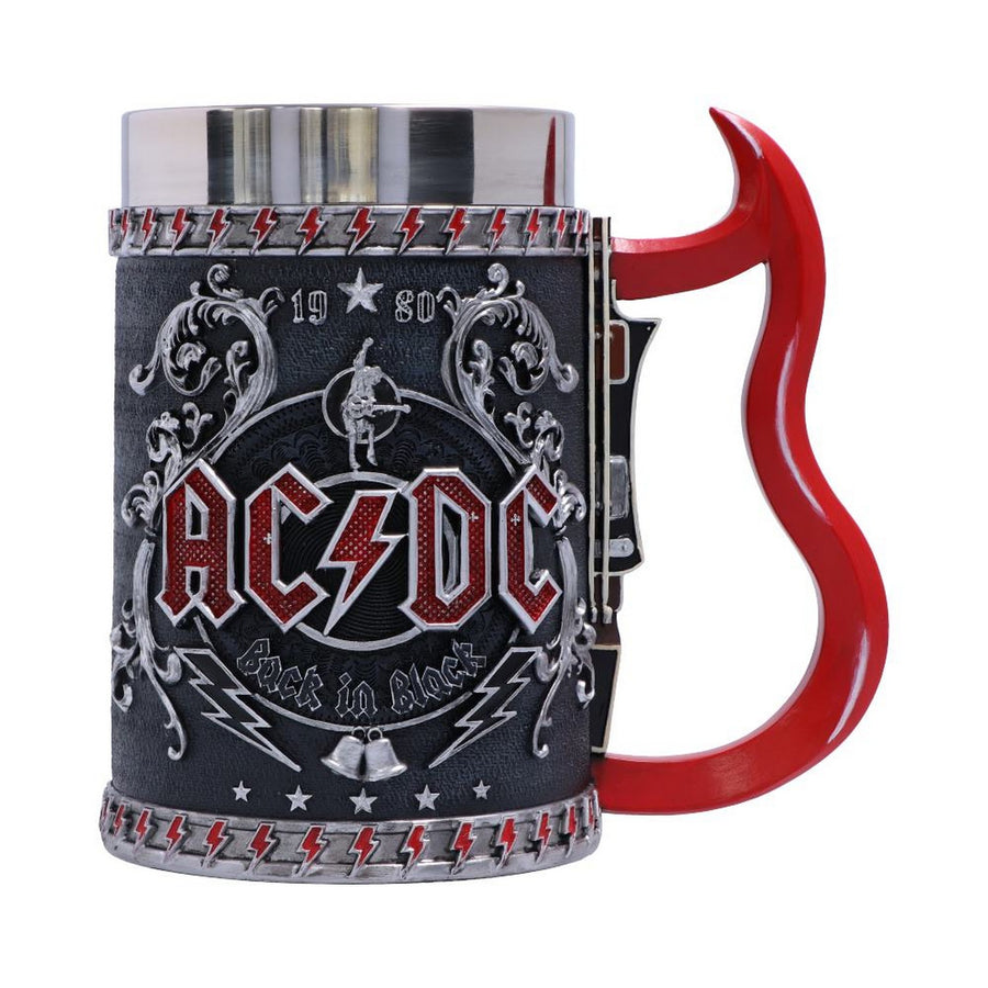 Officially licensed ACDC Back in Black Tankard Mug B5566T1