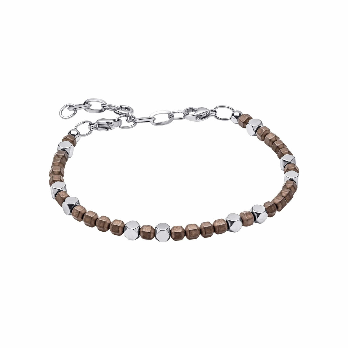 Hematite Brown Matte Bead Adjustable 18-23cm Bracelet B5566Y