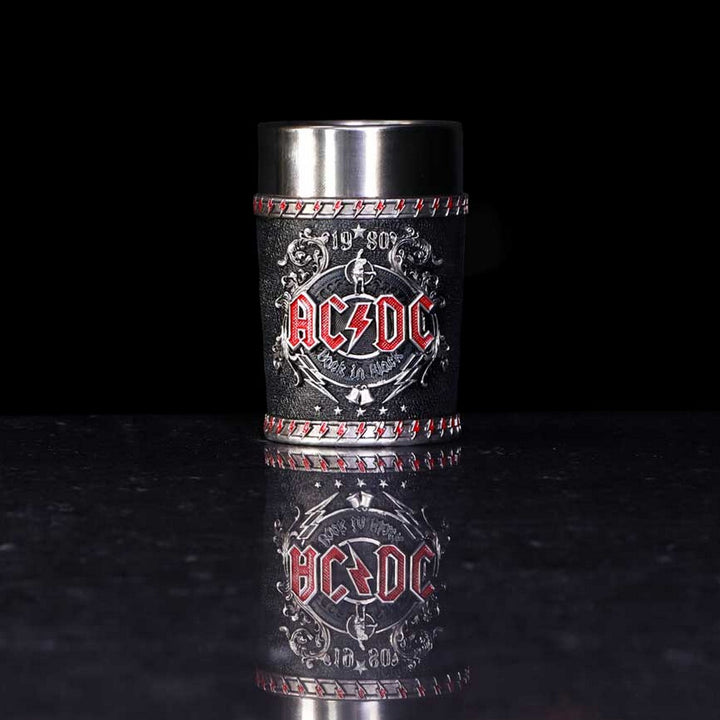 Officially licensed ACDC Back in Black Shot Glass B5567T1