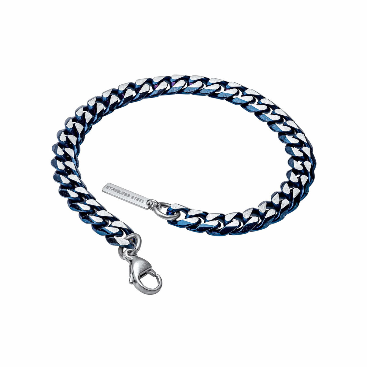 Stainless Steel Blue 21.5cm Bracelet B5568L