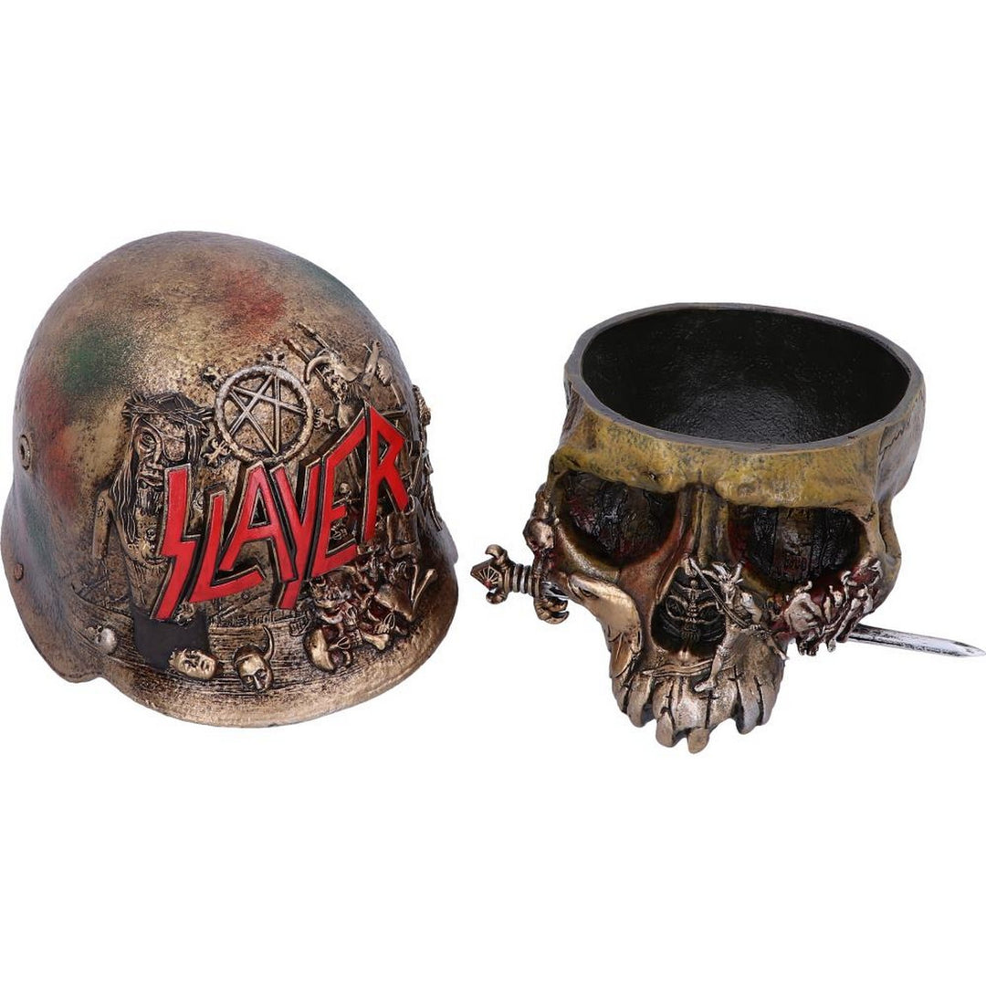 Officially Licensed Slayer Eagle Helmet Skull Logo Trinket Box B5577T1