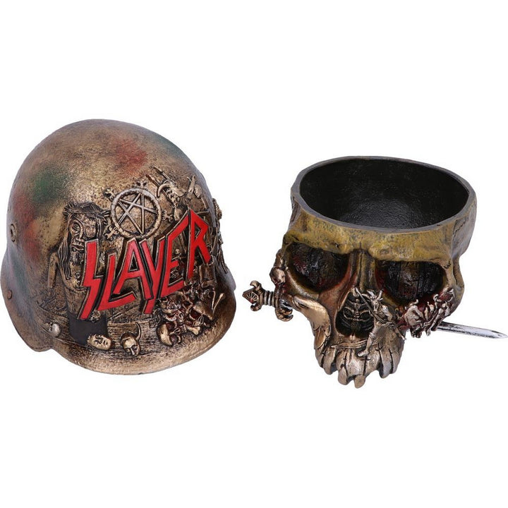 Officially Licensed Slayer Eagle Helmet Skull Logo Trinket Box B5577T1
