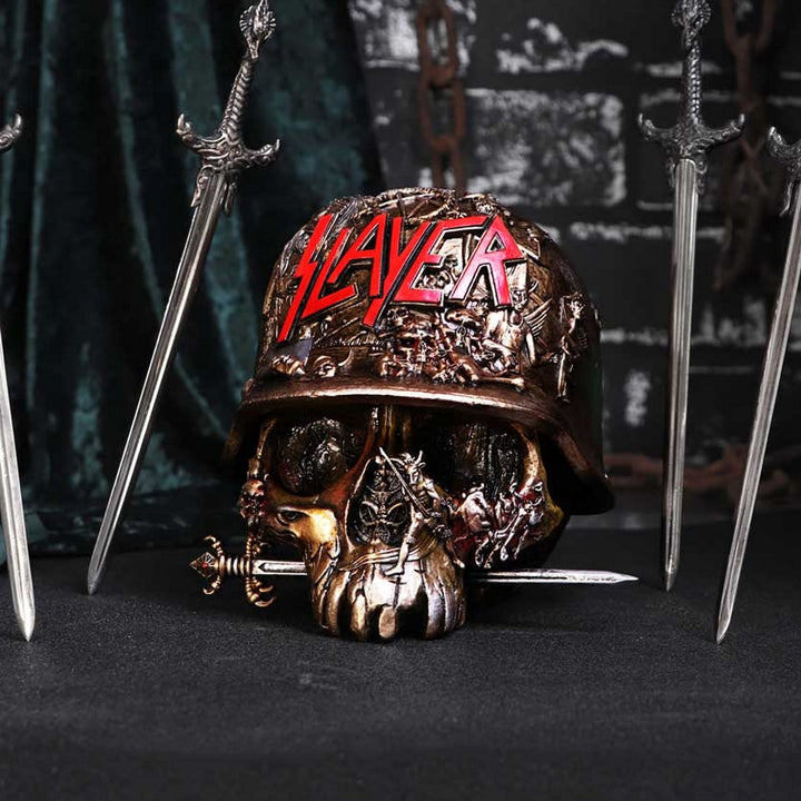 Officially Licensed Slayer Eagle Helmet Skull Logo Trinket Box B5577T1