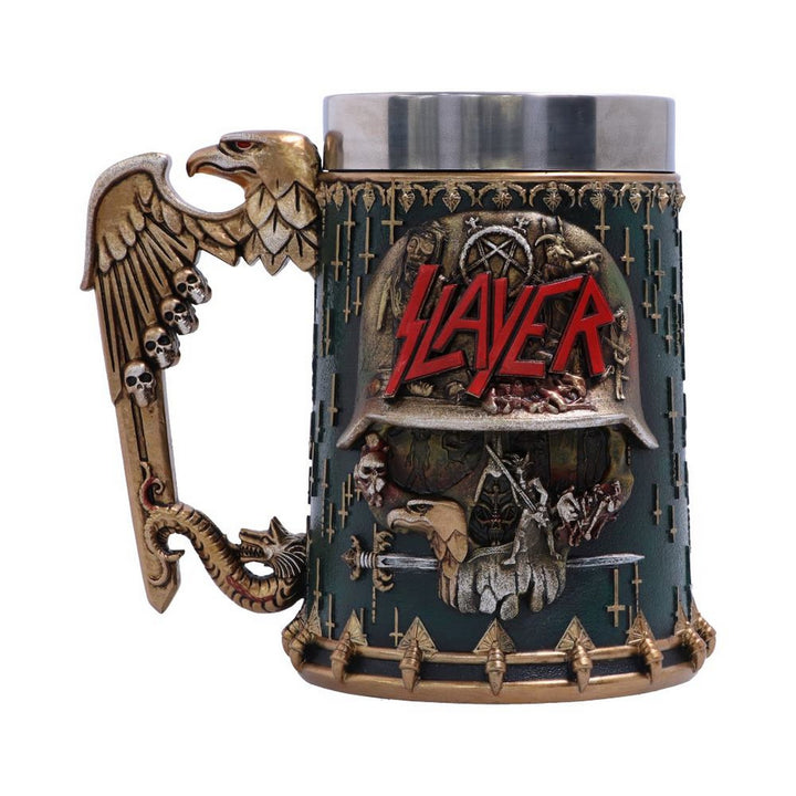 Officially Licensed Slayer Eagle Helmet Skull Logo Tankard B5580T1