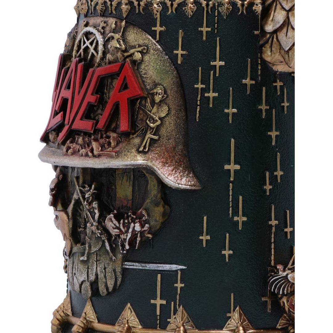 Officially Licensed Slayer Eagle Helmet Skull Logo Tankard B5580T1