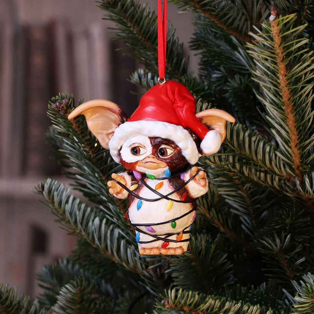Gremlins Gizmo in Fairy Lights Hanging Festive Decorative Ornament B5587T1