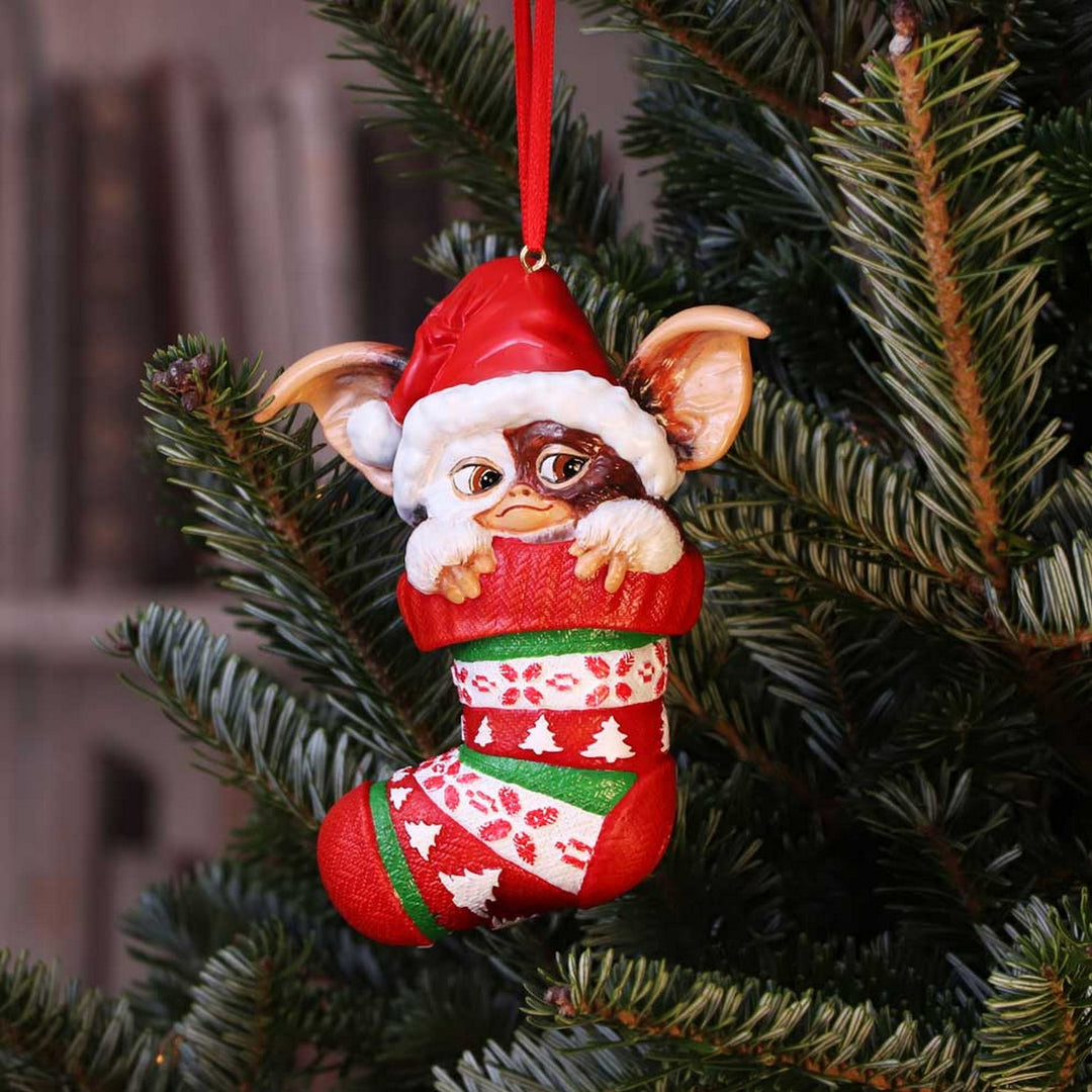 Gremlins Gizmo in Stocking Hanging Festive Decorative Ornament B5588T1
