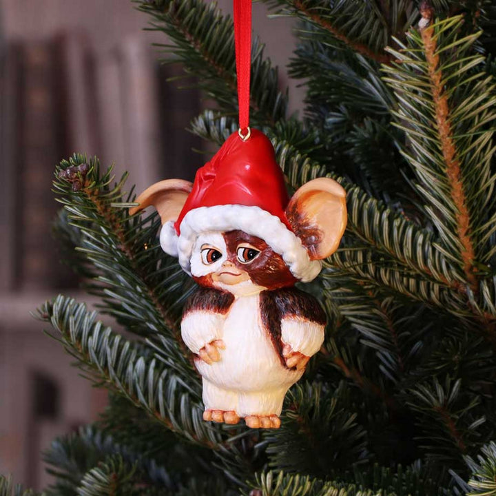 Gremlins Gizmo in Santa Hat Hanging Festive Decorative Ornament B5589T1