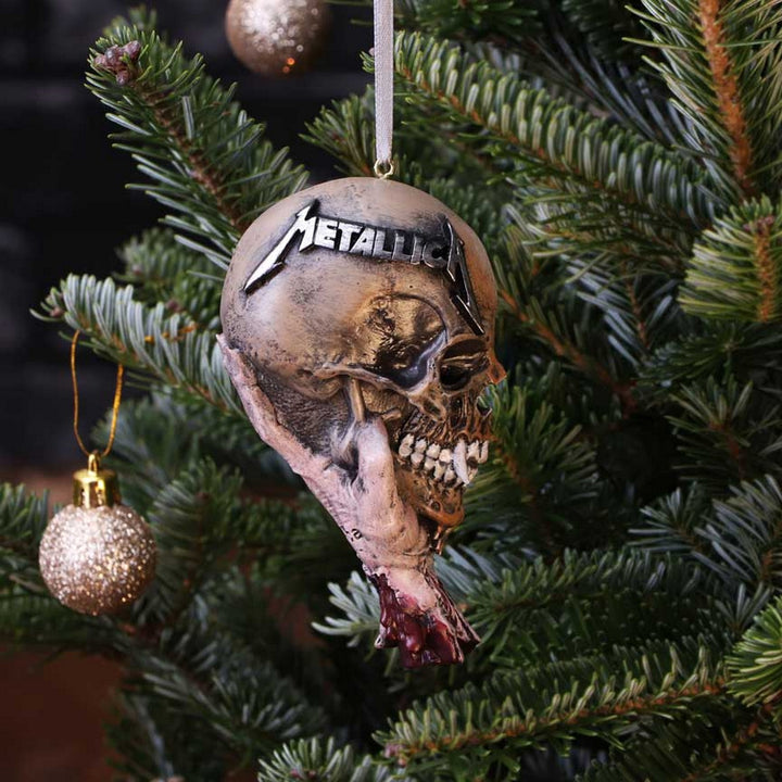 Officially Licensed Metallica Sad But True Festive Hanging Decorative Ornament B5601T1