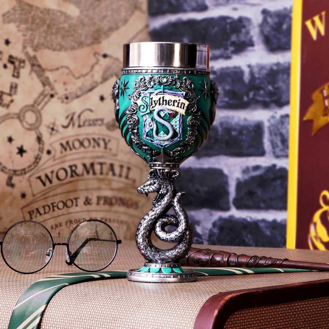 Harry Potter Slytherin Hogwarts House Collectible Goblet B5609T1