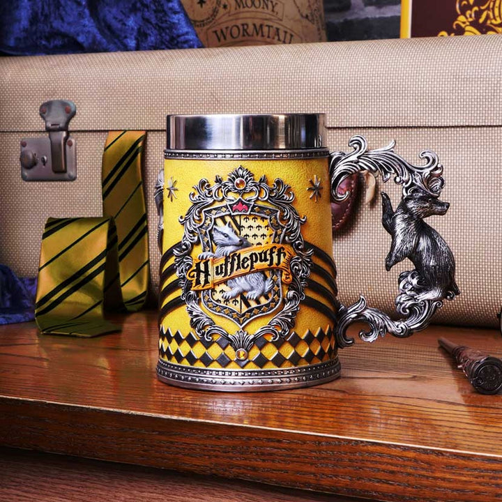Harry Potter Hufflepuff Hogwarts House Collectible Tankard B5610T1