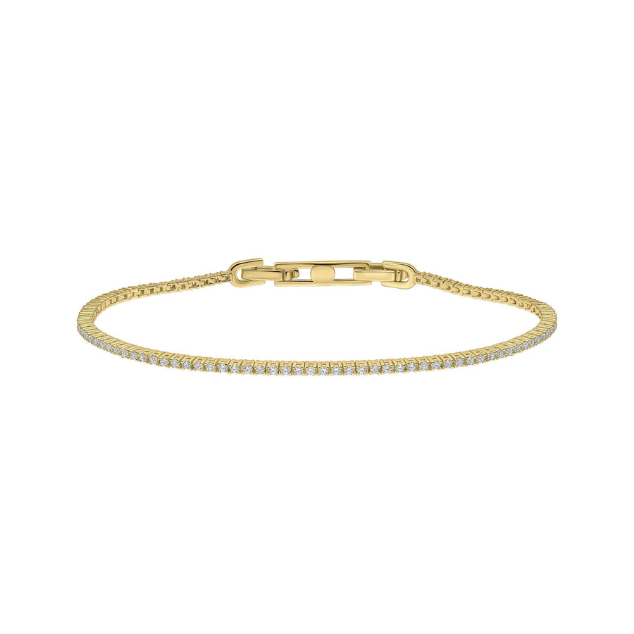 Diamonfire Gold Clear Cubic Zirconia Elegant Oval Cut Bracelet B5615