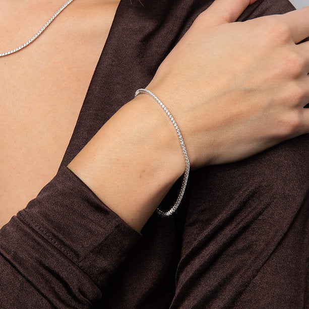 Diamonfire Clear Cubic Zirconia Timeless Pear Cut Bracelet B5616