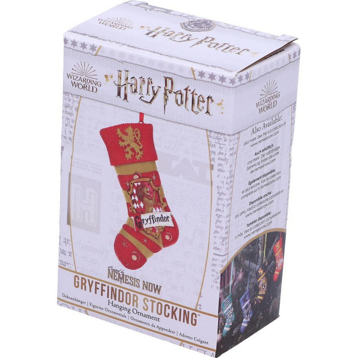 Officially Licensed Harry Potter Gryffindor Stocking Hanging Festive Ornament B5617T1