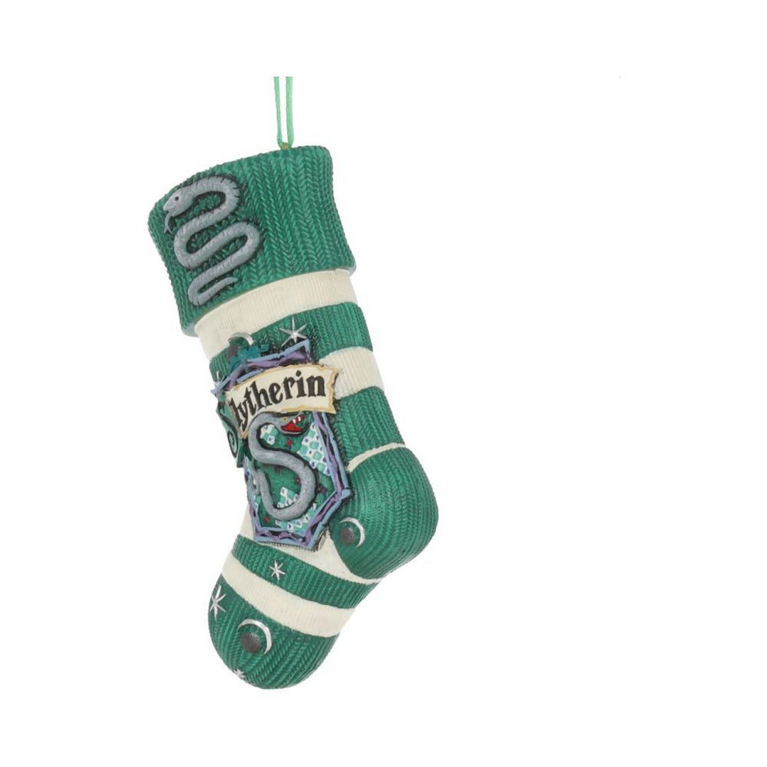 Officially Licensed Harry Potter Slytherin Stocking Hanging Festive Ornament B5618T1