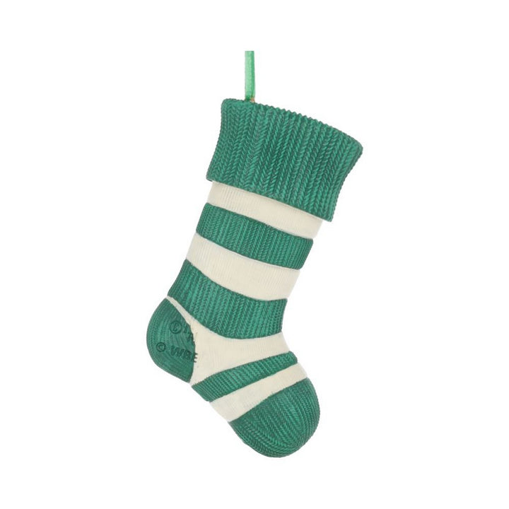 Officially Licensed Harry Potter Slytherin Stocking Hanging Festive Ornament B5618T1