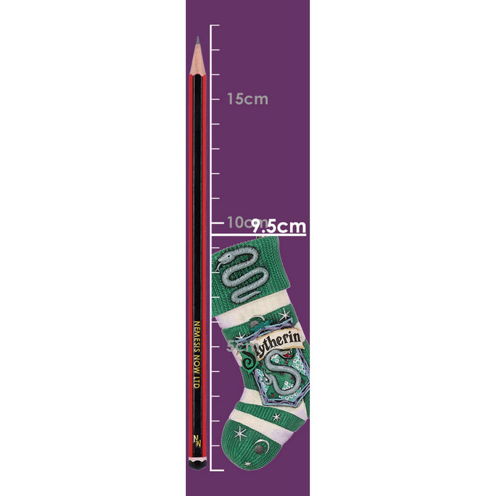 Officially Licensed Harry Potter Slytherin Stocking Hanging Festive Ornament B5618T1