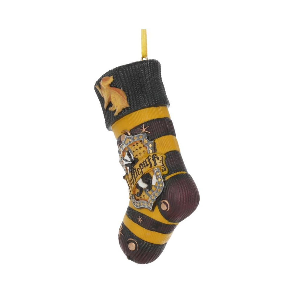 Officially Licensed Harry Potter Hufflepuff Stocking Hanging Festive Ornament B5619T1