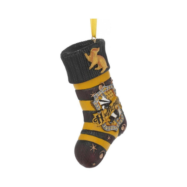 Officially Licensed Harry Potter Hufflepuff Stocking Hanging Festive Ornament B5619T1