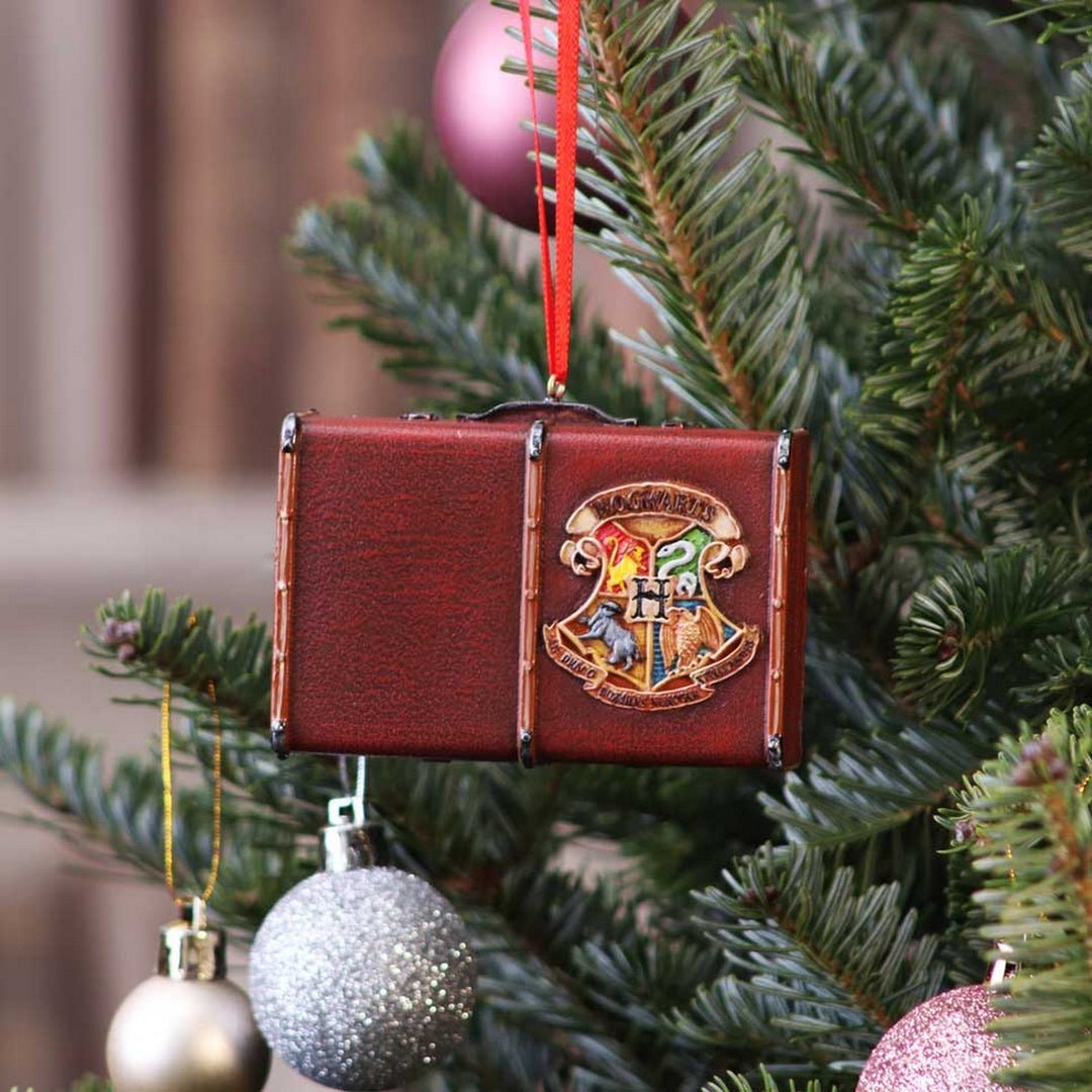 Officially Licensed Harry Potter Hogwarts Suitcase Trunk Hanging Ornament B5622T1