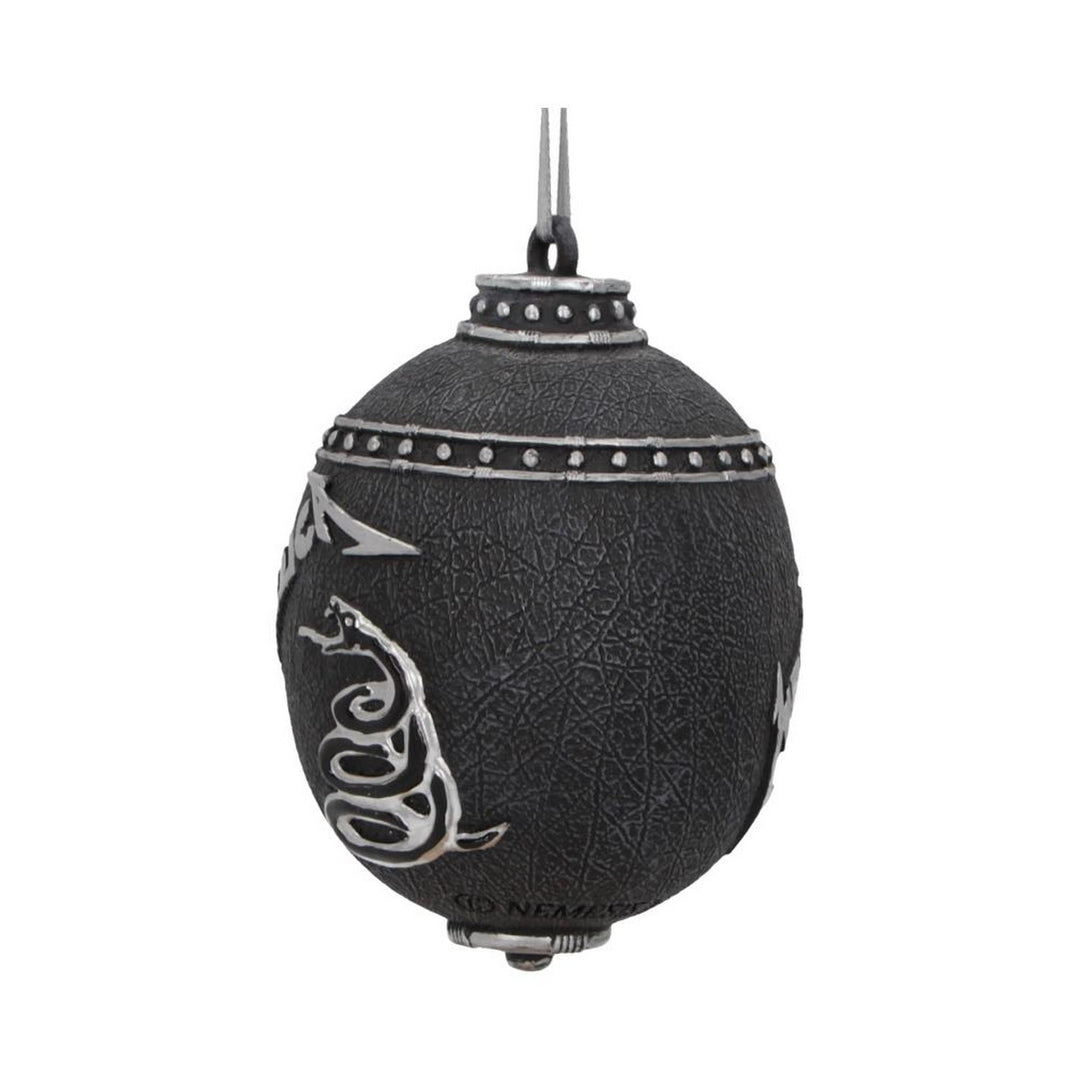 Officially Licensed Metallica Black Album Hanging Decorative Ornament B5627T1