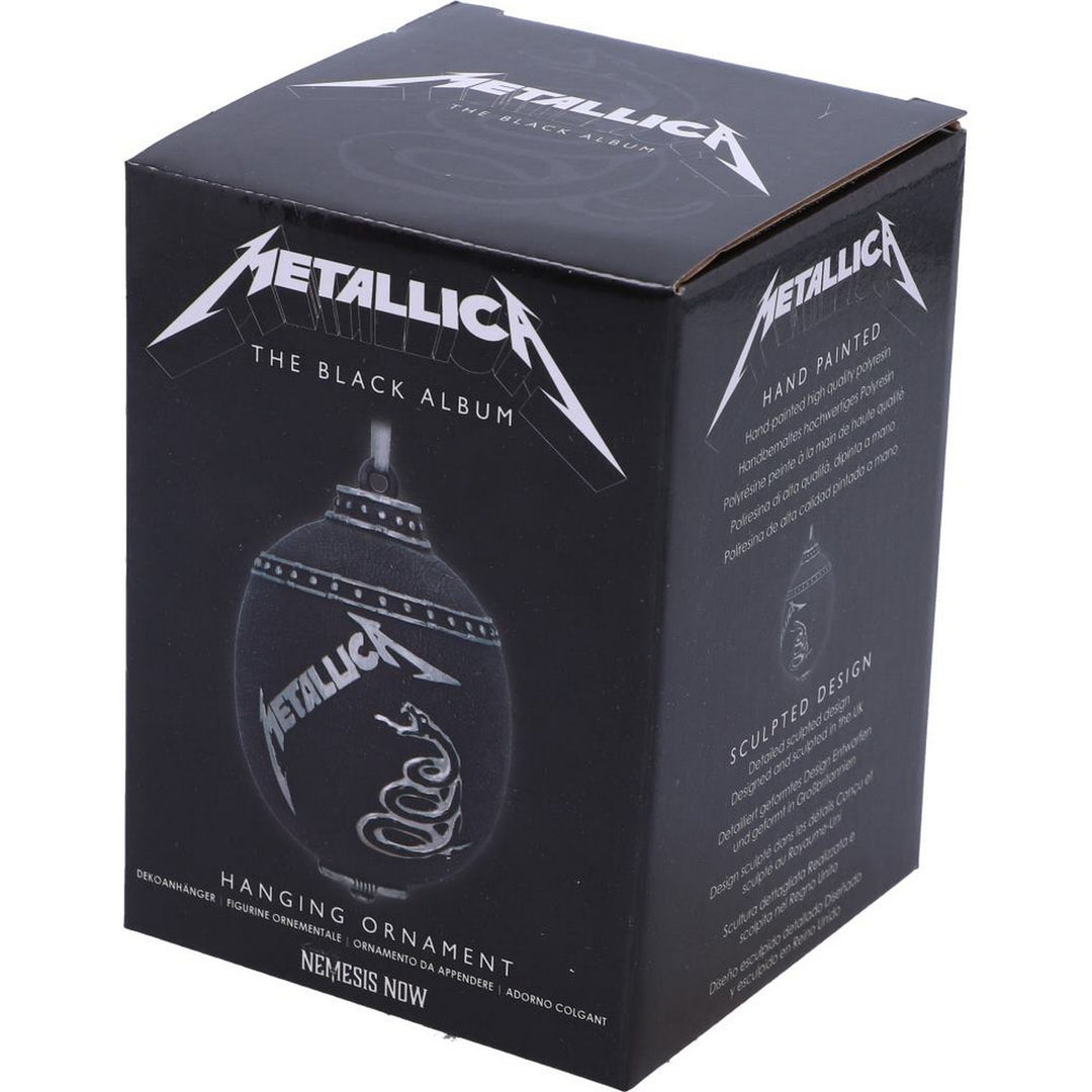 Officially Licensed Metallica Black Album Hanging Decorative Ornament B5627T1