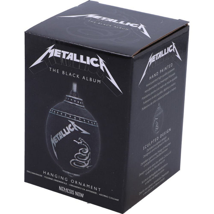 Officially Licensed Metallica Black Album Hanging Decorative Ornament B5627T1