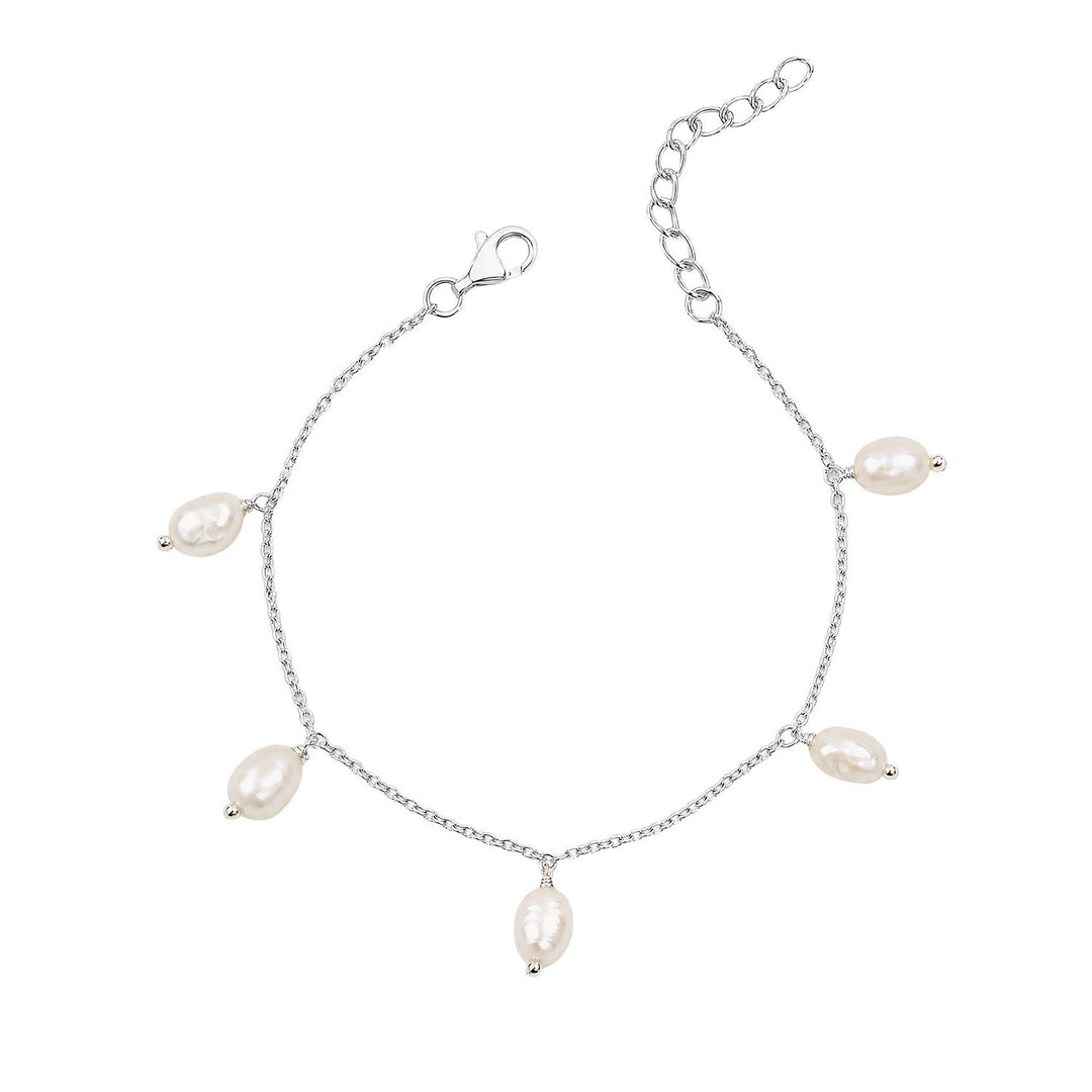 Beginnings Sterling Silver Freshwater Pearl Bracelet B5659W