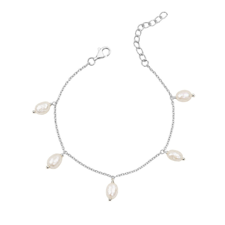 Beginnings Sterling Silver Freshwater Pearl Bracelet B5659W