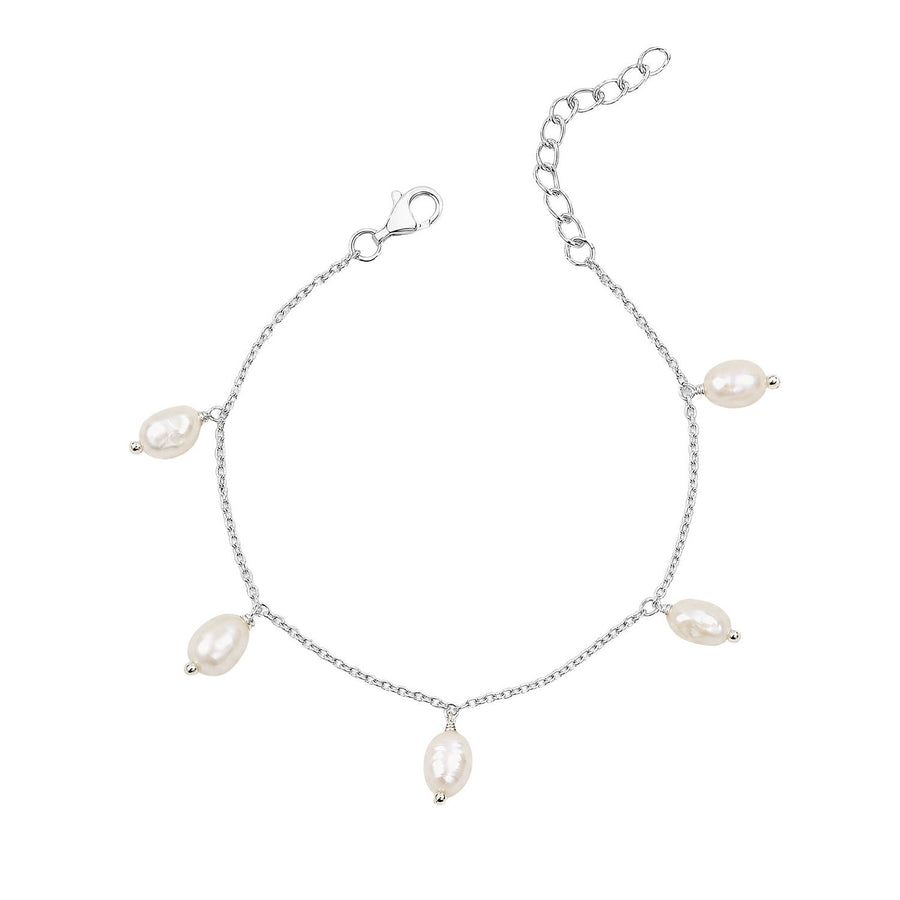 Beginnings Sterling Silver Freshwater Pearl Bracelet B5659W