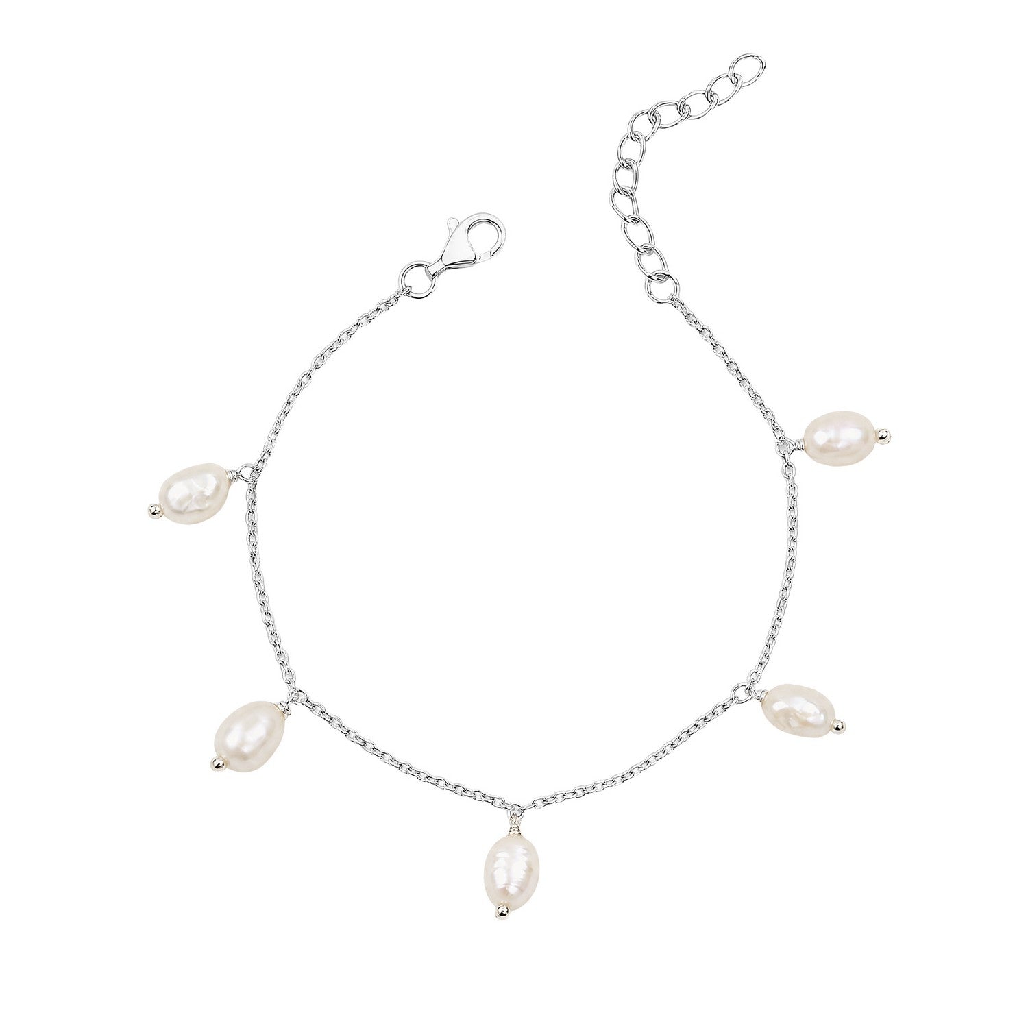 Beginnings Sterling Silver Freshwater Pearl Bracelet B5659W