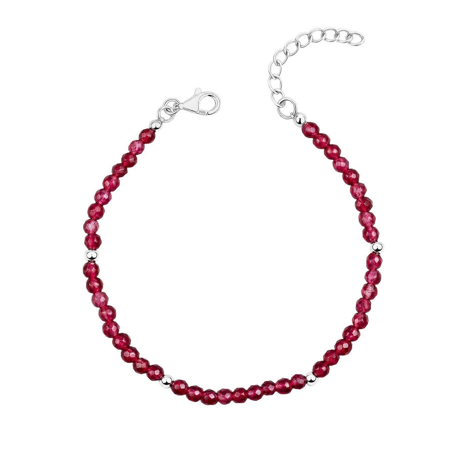 Beginnings Sterling Silver Ruby Bracelet B5666R