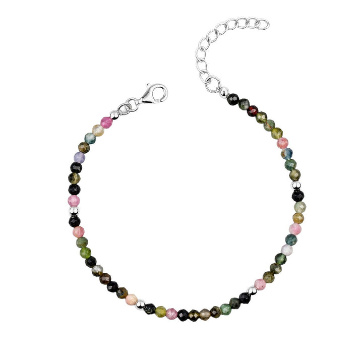 Beginnings Sterling Silver Multi Tourmaline Bracelet B5670